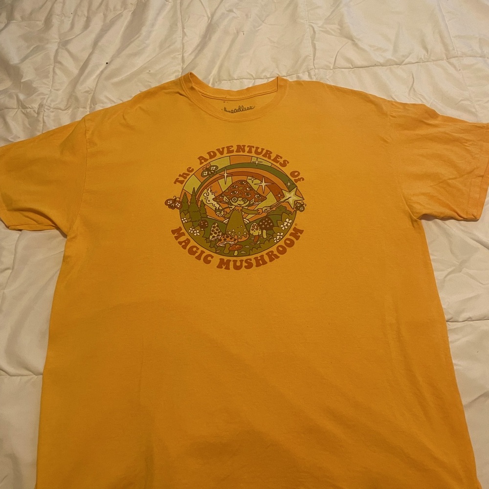 The Adventures of Magic Mushrooms Graphic T